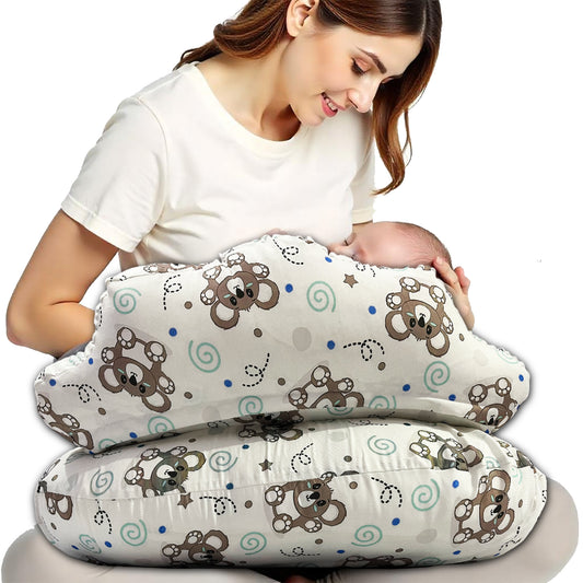 White Bear Feeding Pillow